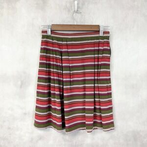 Vintage Umi Collections Anne Crimmins Silk Skirt Womens 6  Flowy Eclectic Preppy